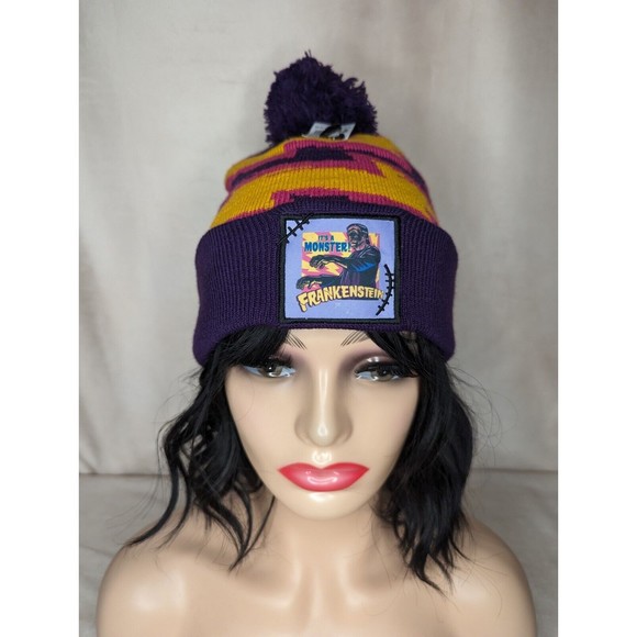 NWT Universal Studios It's A Monster Frankenstein Beanie Hat - Picture 2 of 5